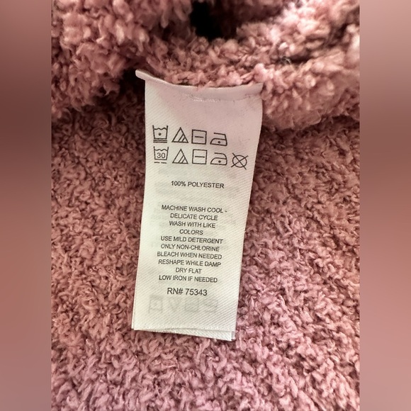 Cupcakes & Cashmere Pink Side Slit Sweater Size Large - Picture 3 of 6